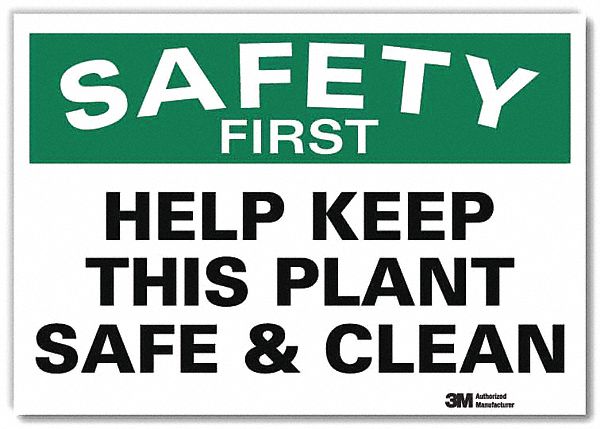 Safety Decal: Reflective Sheeting, Adhesive Sign Mounting, 7 in x 10 in Nominal Sign Size