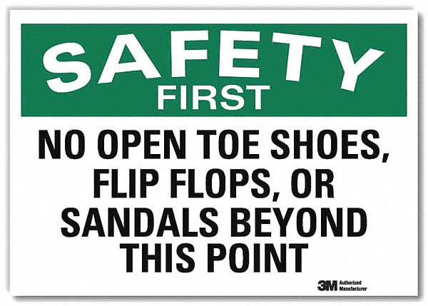 Safety Sign: Reflective Sheeting, Adhesive Sign Mounting, 7 in x 10 in Nominal Sign Size