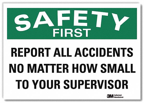 Safety Decal: Reflective Sheeting, Adhesive Sign Mounting, 7 in x 10 in Nominal Sign Size, English