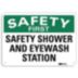 Safety First: Safety Shower And Eyewash Station Signs