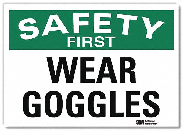 Safety Sign, 10 in x 14 in, Rflct Sheeting