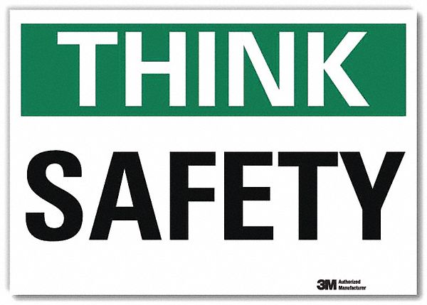 Safety Decal: Reflective Sheeting, Adhesive Sign Mounting, 7 in x 10 in Nominal Sign Size, Safety