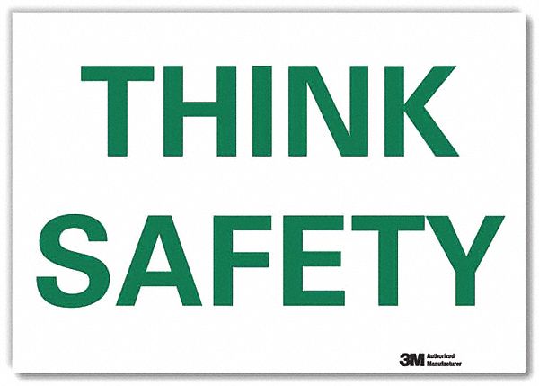 Safety Decal: Reflective Sheeting, Adhesive Sign Mounting, 7 in x 10 in Nominal Sign Size, No Header