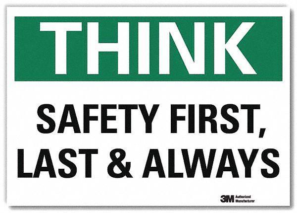 Safety Decal: Reflective Sheeting, Adhesive Sign Mounting, 7 in x 10 in Nominal Sign Size, Think