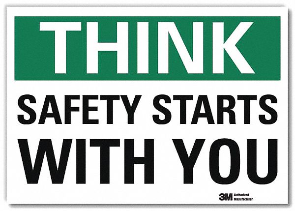 Safety Decal: Reflective Sheeting, Adhesive Sign Mounting, 7 in x 10 in Nominal Sign Size, Think