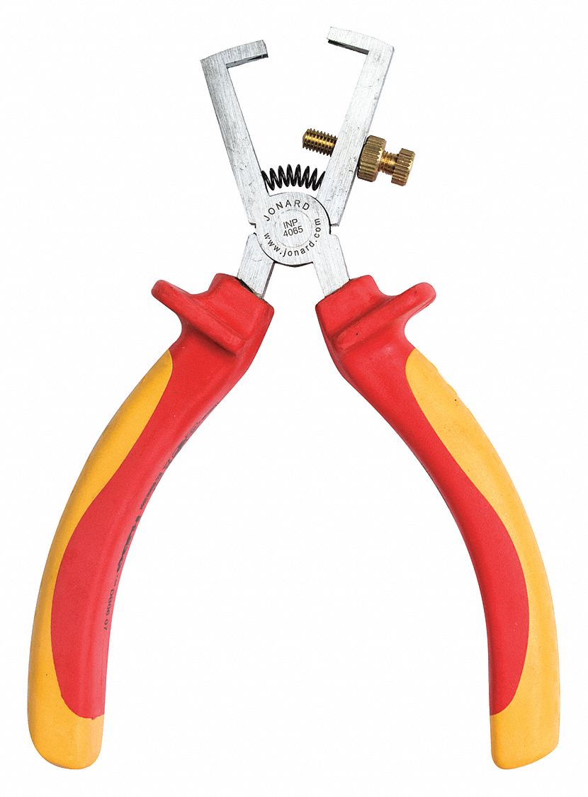 WIRE STRIPPER,6-1/2IN L,INSULATED