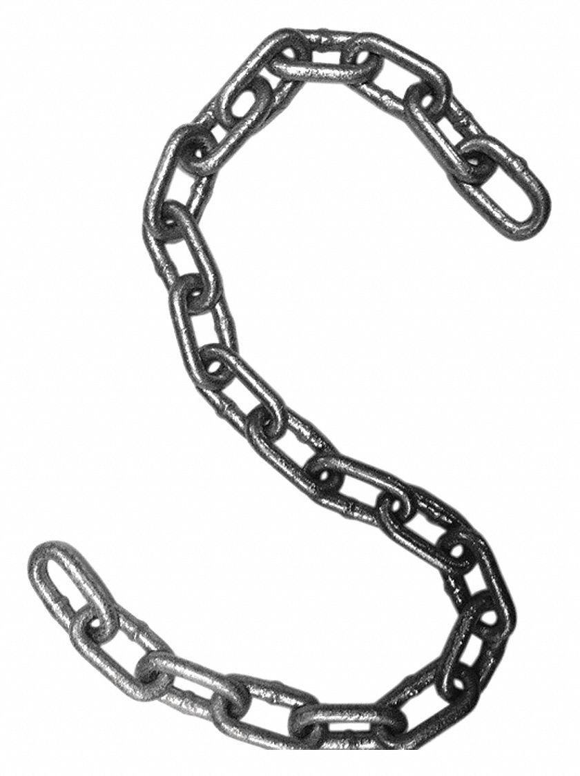 DAYTON 34RZ22 Straight Chain,Crbn Steel,20'L,4,500 lb 34RZ22