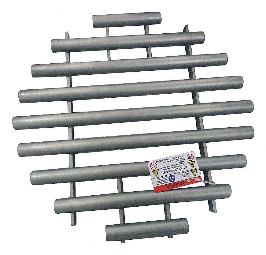 Grate Magnet: Round Grate Magnet, Rare Earth, 80 oz Max Magnetic Pull Strength