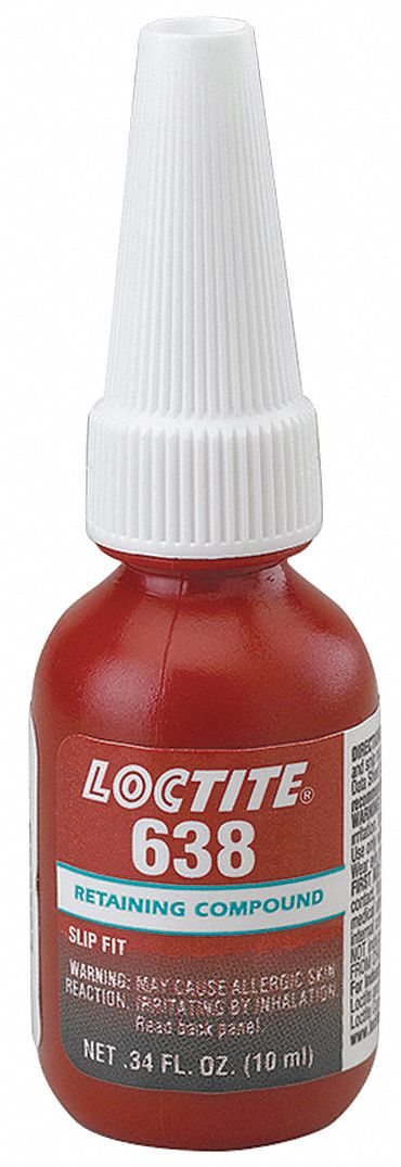 Loctite 638 Retaining Compound High Strength Green 10 Ml