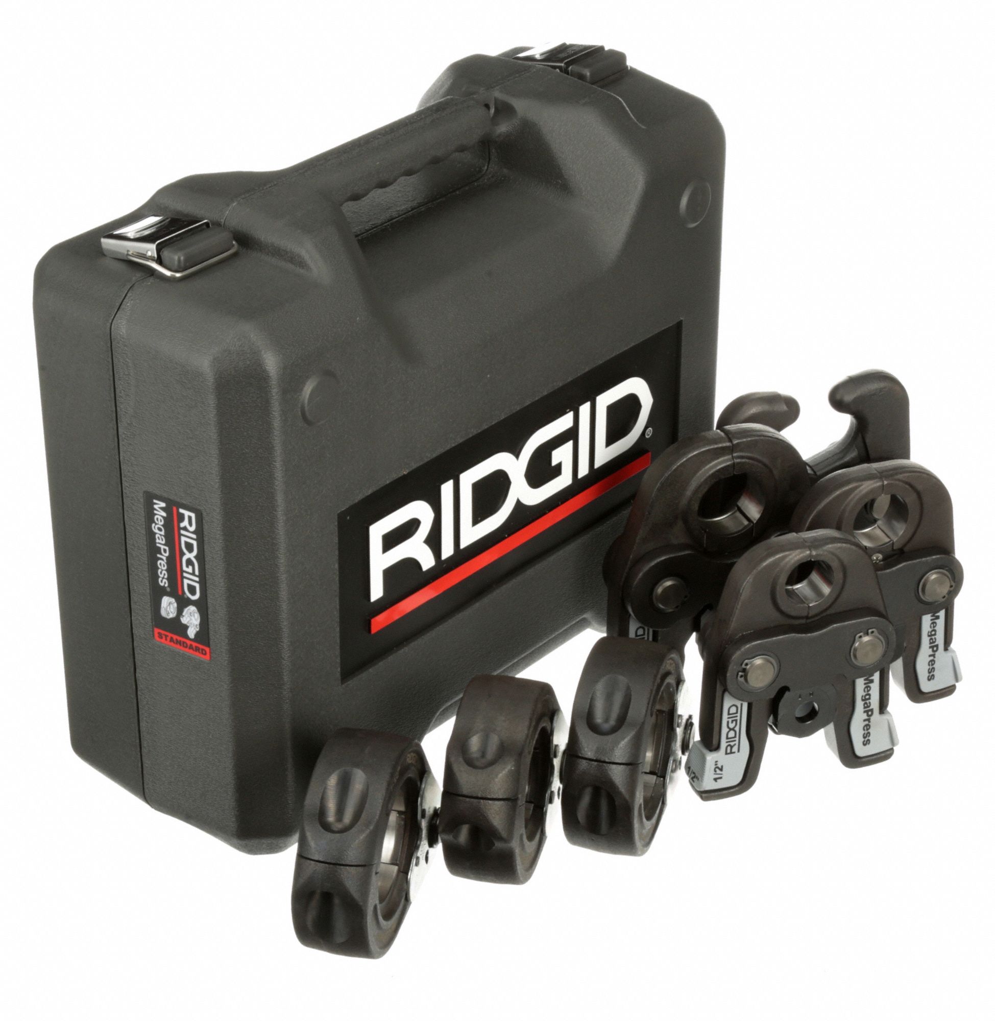RIDGID Pressing Jaw Kit, 1/2 in. to 2 in. Pipe 34TC1048553 Grainger