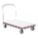 PLATFORM TRUCK, SILVER, 30 IN W X 39¼ IN H X 48 IN L, 3,600 LB LOAD CAPACITY, REMOVABLE RAISED HANDLE
