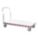 PLATFORM TRUCK, SILVER, 30 IN W X 39¼ IN H X 60 IN L, 3,600 LB LOAD CAPACITY, REMOVABLE RAISED HANDLE