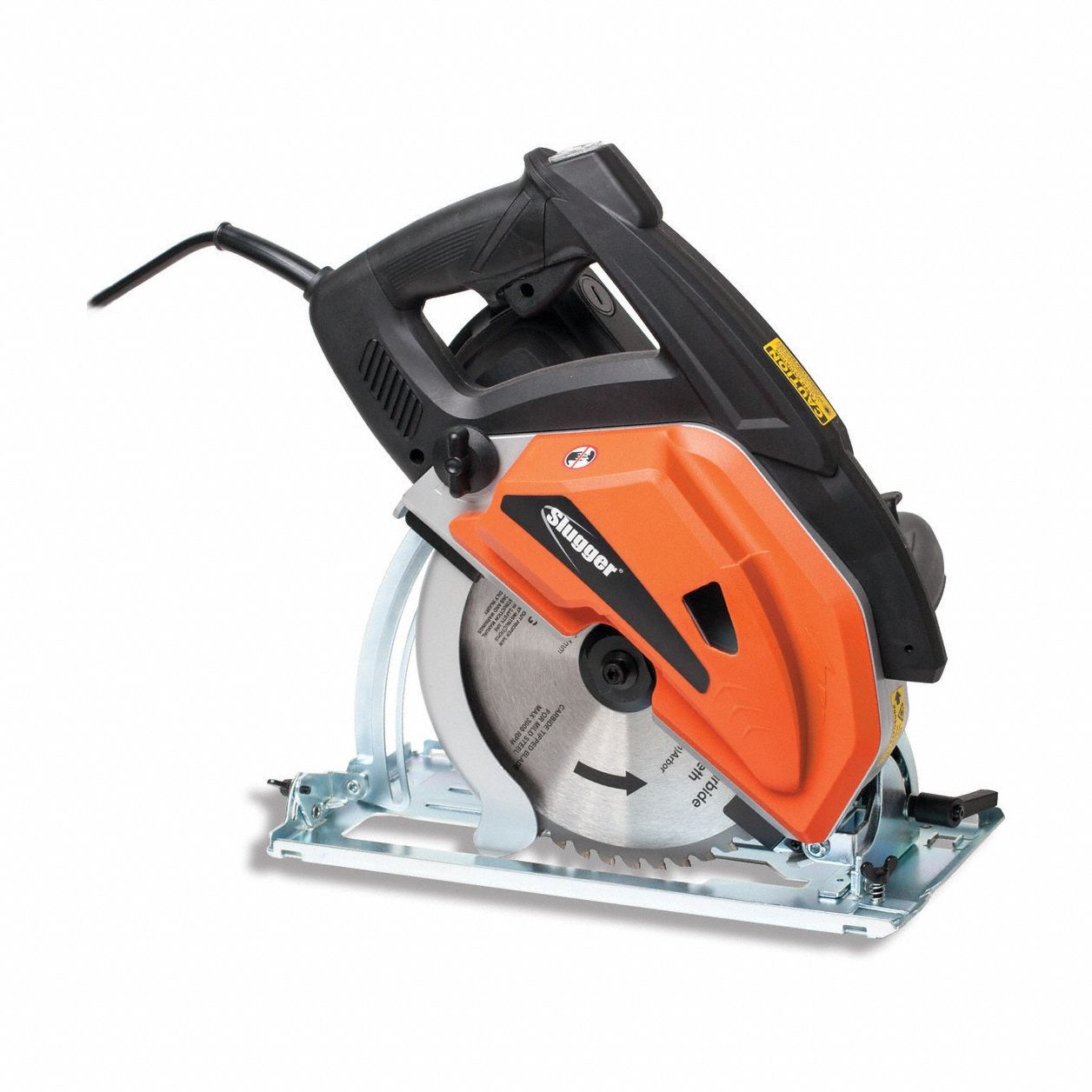 Circular Saw: 9 in Blade Dia., 15 A Current, Right, Right, 0°to 45°, 0° Bevel Angle - Min