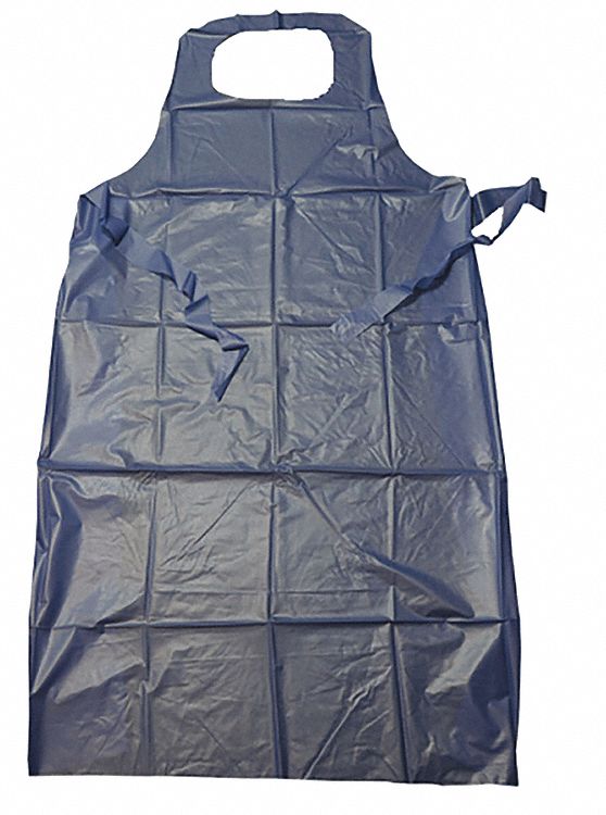Apron, 45inLx36inW, Blue,