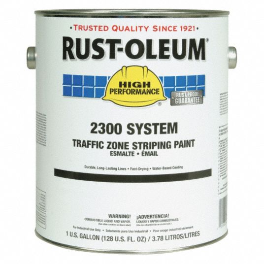 RUST-OLEUM Traffic Zone Striping Paint: Pour Paint Dispensing, Bike Lane  Green, 1 gal