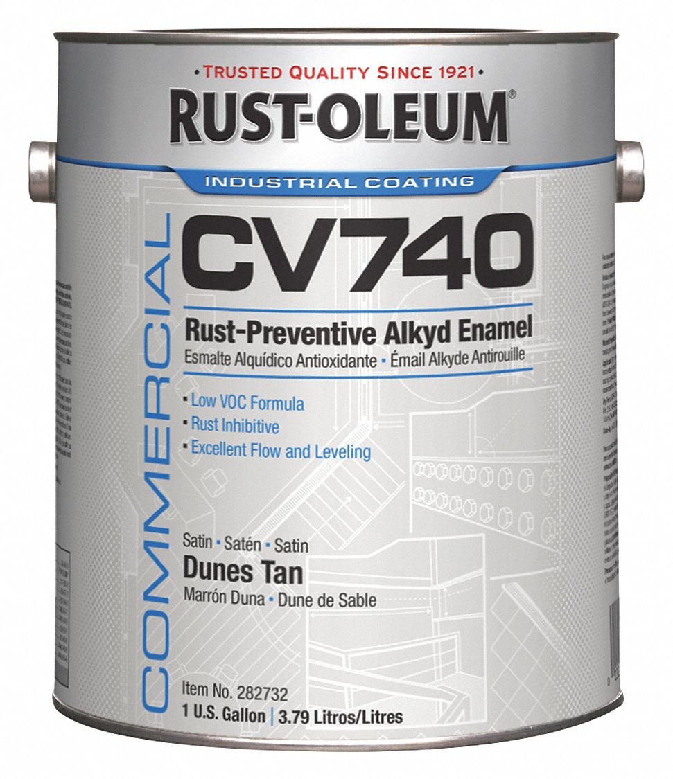 RUSTOLEUM 282732 Alkyd Enamel Paint,Dunes Tan,1 gal. eBay