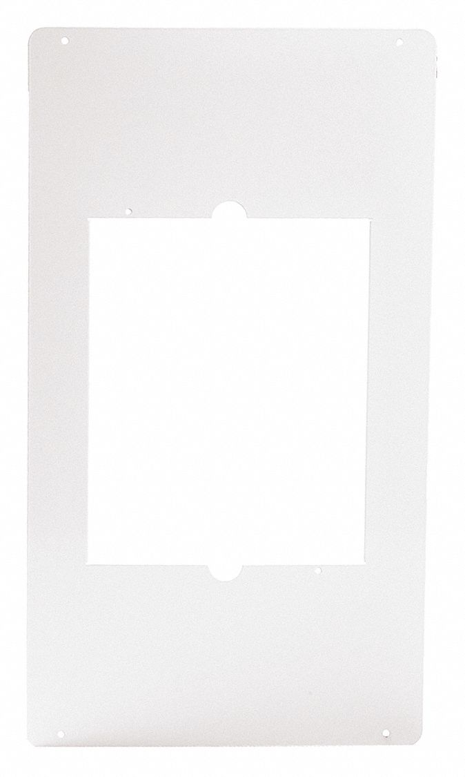 ComPak Adapter Plate, 12 x 21.25 In, Wht: Fits Cadet ComPak Series Brand