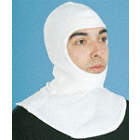 FLAME-RESISTANT HOOD, NOMEX, WHITE, LAUNDERABLE, FULL FACE OPENING