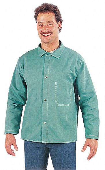 Flame-Resistant Jacket, Grn,