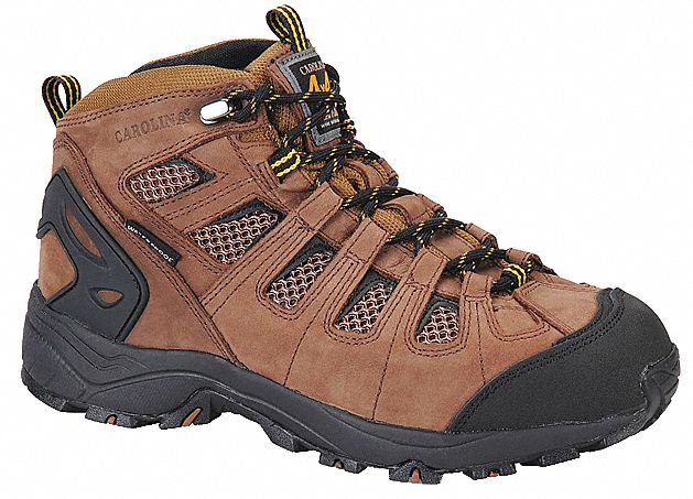 Hiker Boot: Men's, Size 8 1/2, D, Brown, Composite Toe Cap, Removable Insole