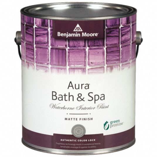 BENJAMIN MOORE Matte Interior Paint, Coyote Trail, 1 gal 34W481