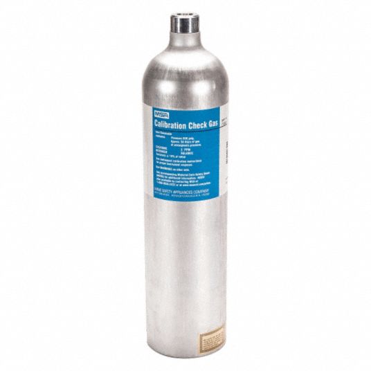 MSA Calibration Gas Ammonia, 58 L Cylinder Capacity, 25 ppm NH3