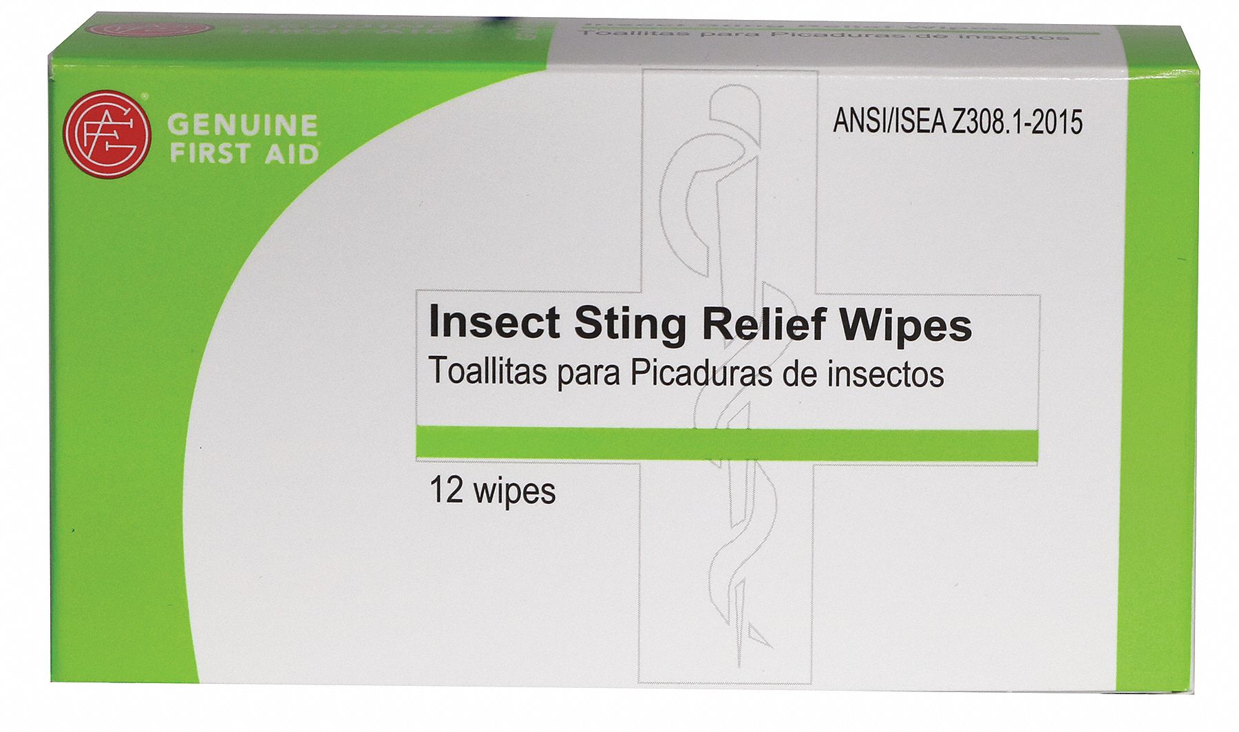 GENUINE FIRST AID, Wipes, Box/Wrapped Packets, Insect Sting Relief