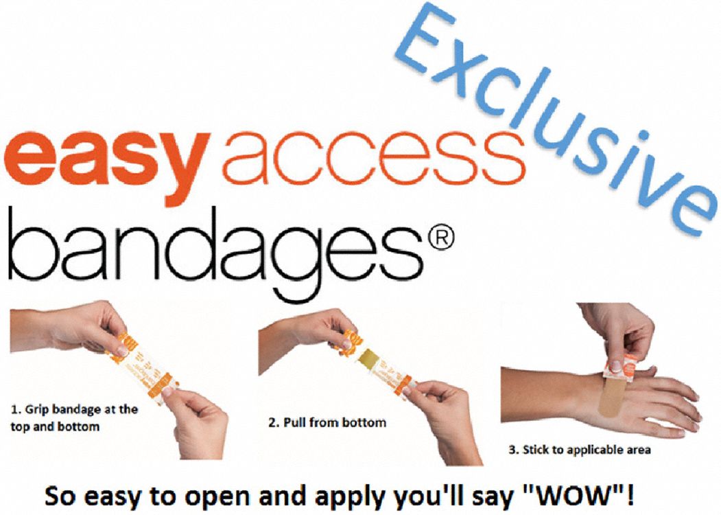 GENUINE FIRST AID First Aid Kit 167 Components, 25, White/Red, 4 in Ht, 2 1/8 in Wd 34WK75