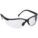 LUNETTES DE PROTECTION, DEMI-MONTURE, ENVELOPPANTE, NYLON/PC, ANTIBUÉE, NR/GR, COURBURE BASE 9¾, CSA