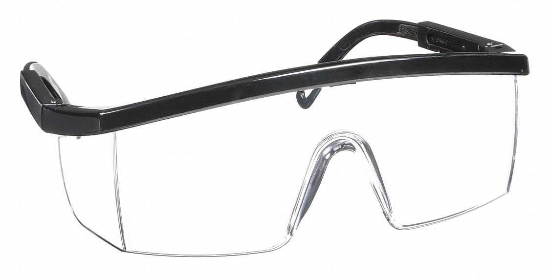 LUNETTES DE PROTECTION, DEMI-MONTURE, ENVELOPPANTE, NYLON 6.6/PC, ANTIRAYURES, NR/TRSP, CSA, M
