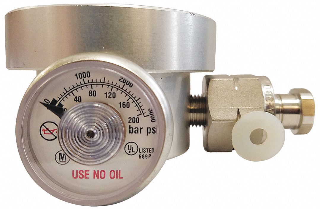 NORCO INC Gas Regulator, Flow Rate 0.1 to 3.0 lpm 34XA248330 Grainger