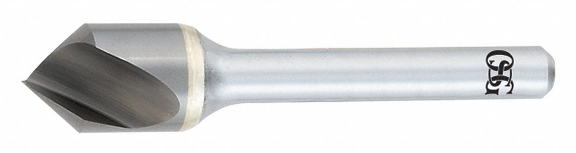 COUNTERSINK, 1 IN BODY DIAMETER, ½ IN SHANK DIAMETER, BRIGHT/UNCOATED FINISH, 3 IN L