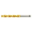 TiN-Coated Fast-Spiral-Flute Non-Coolant-Through High-Speed Steel Jobber-Length Drill Bits with Straight Shank