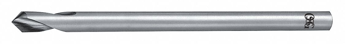Spotting Drill Bit: 10.00 mm Drill Bit Size, 30.00 mm Flute Lg, 93.00 mm Overall Lg