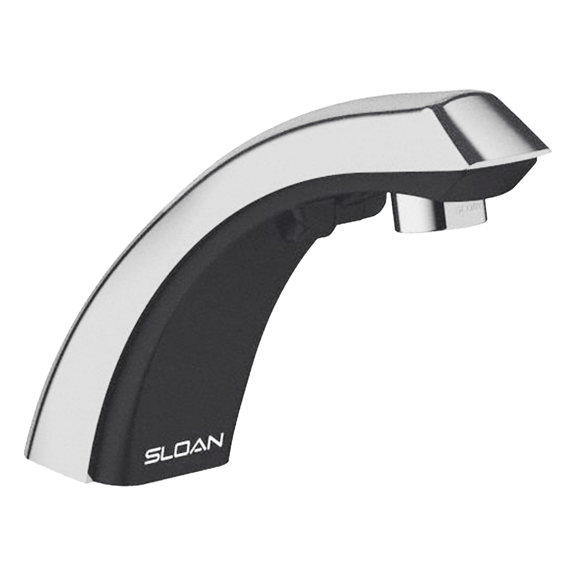 Bathroom Sensor Faucet: Optima, Brass, Chrome Finish, Single-Post, Battery, Back-Check Tee