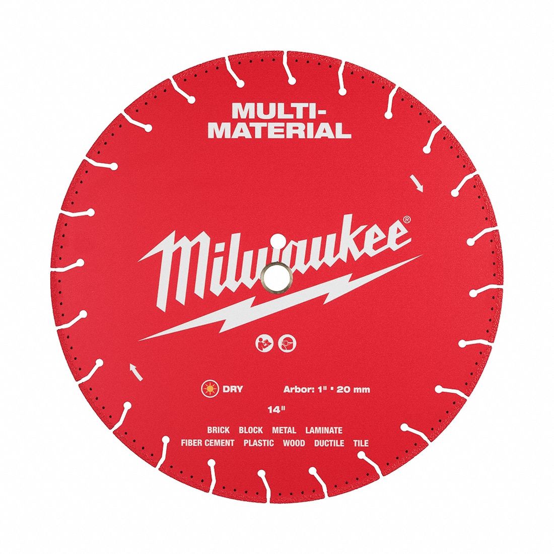 DIAMOND SAW BLADE,SEGMENTED,14 IN