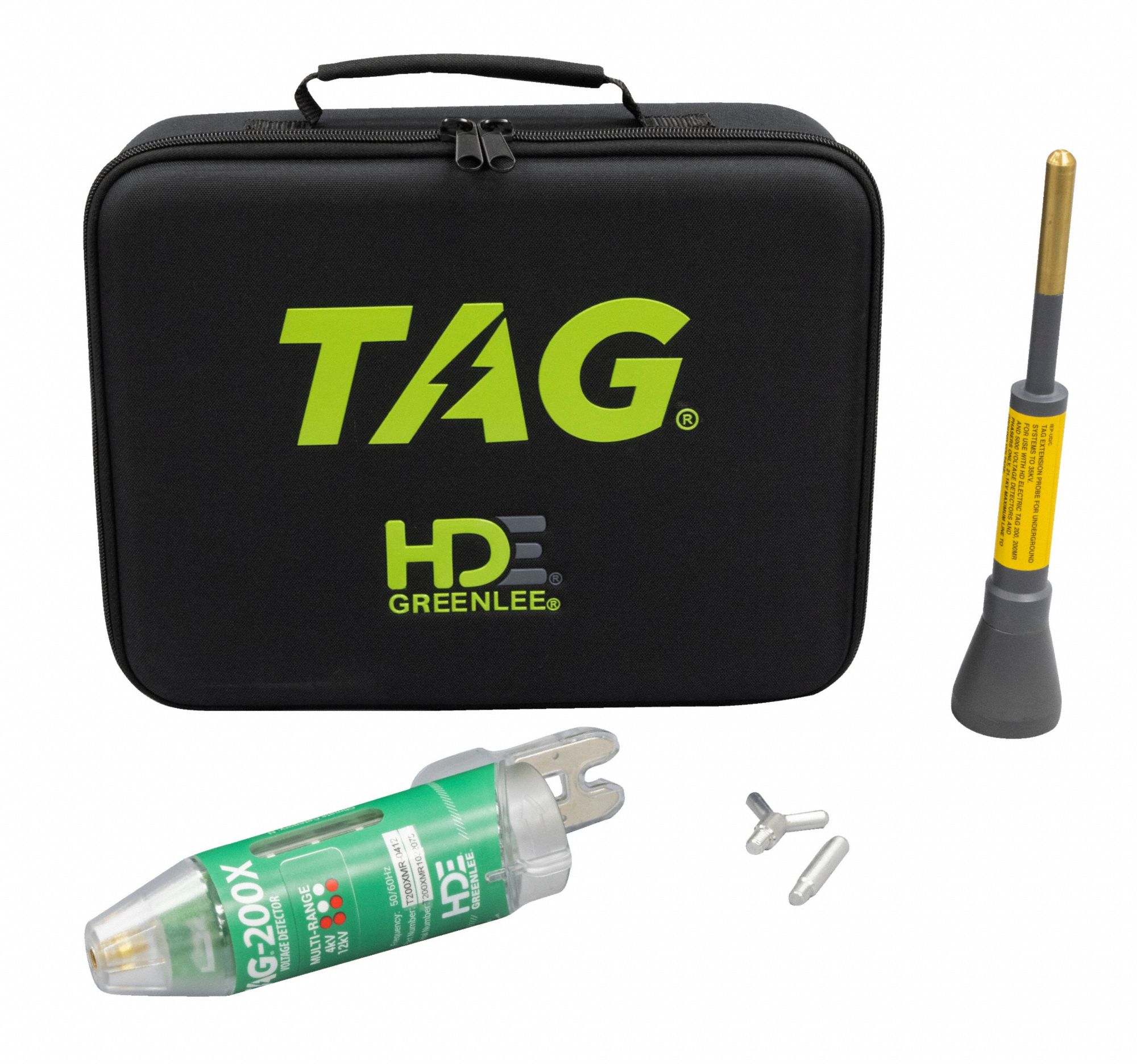 Hot Stick-Compatible High-Voltage Detector: 4 kV to 12 kV, 50 Hz/60 Hz, Audible/Light, AC Volt