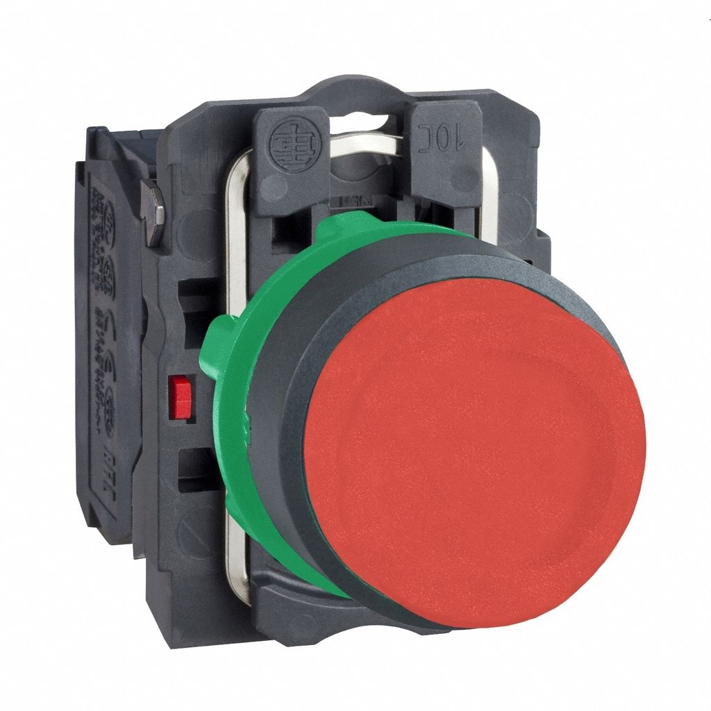 Extended Push Button Operator: Non-Illuminated, Extended Profile, Non-Metallic
