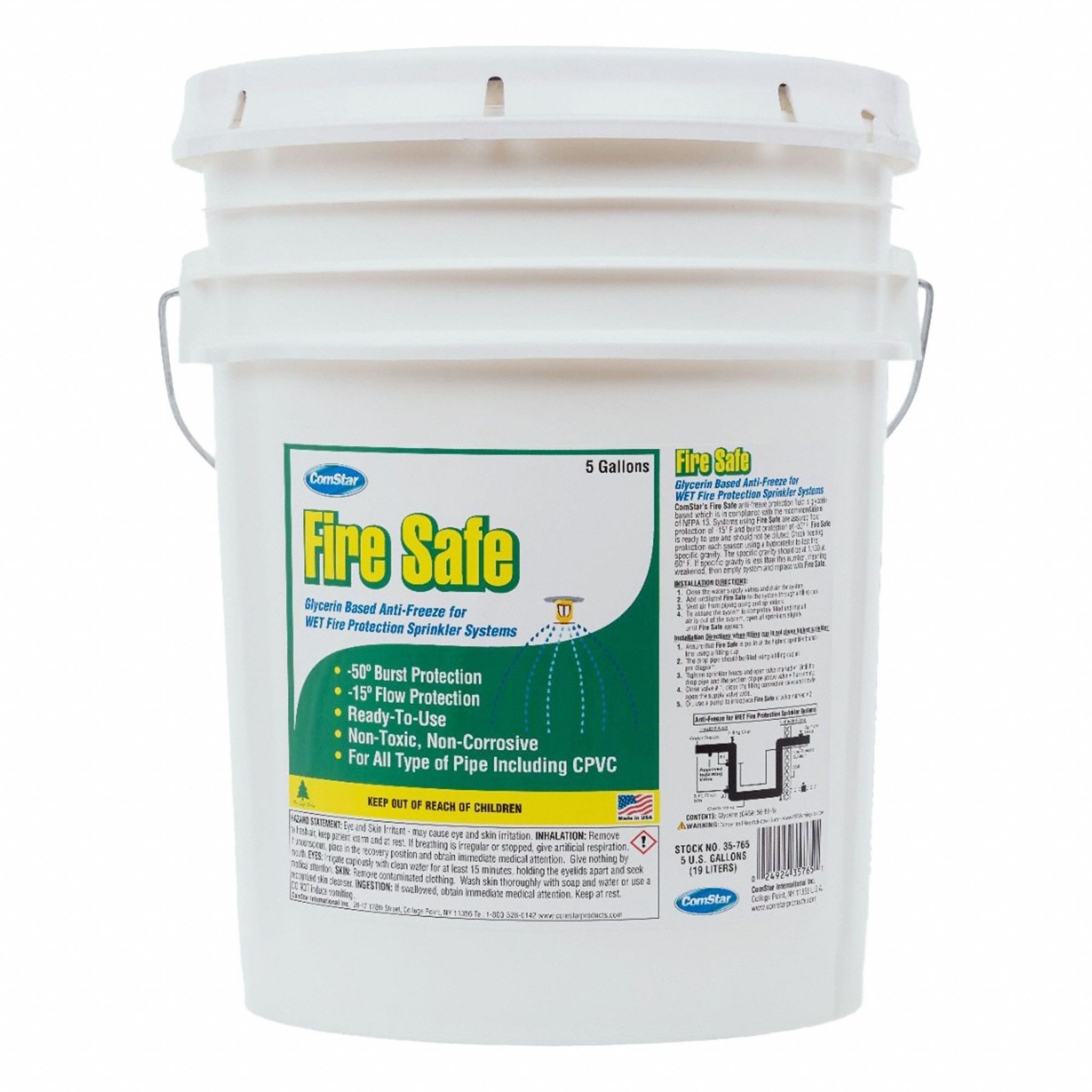 Anti-freeze Protection Fluids for Sprinkler Systems