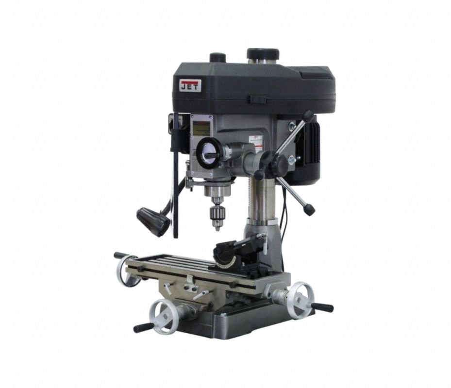 JET Máquina Fresadora/Perforadora marca JET, Husillo R8, Oscilación 14 ...