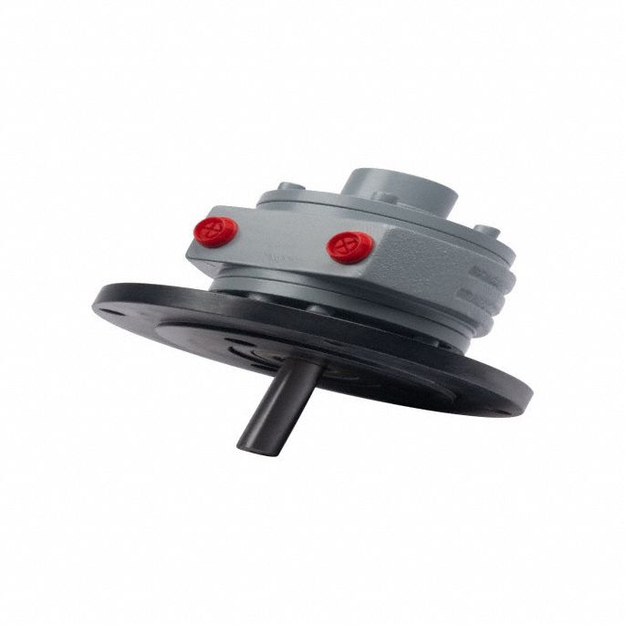 Air Motor: 1.5 hp, 3, 000 RPM, Face/Foot, 1/2 in NPT, CW/CCW, Steel, Woodruff Round