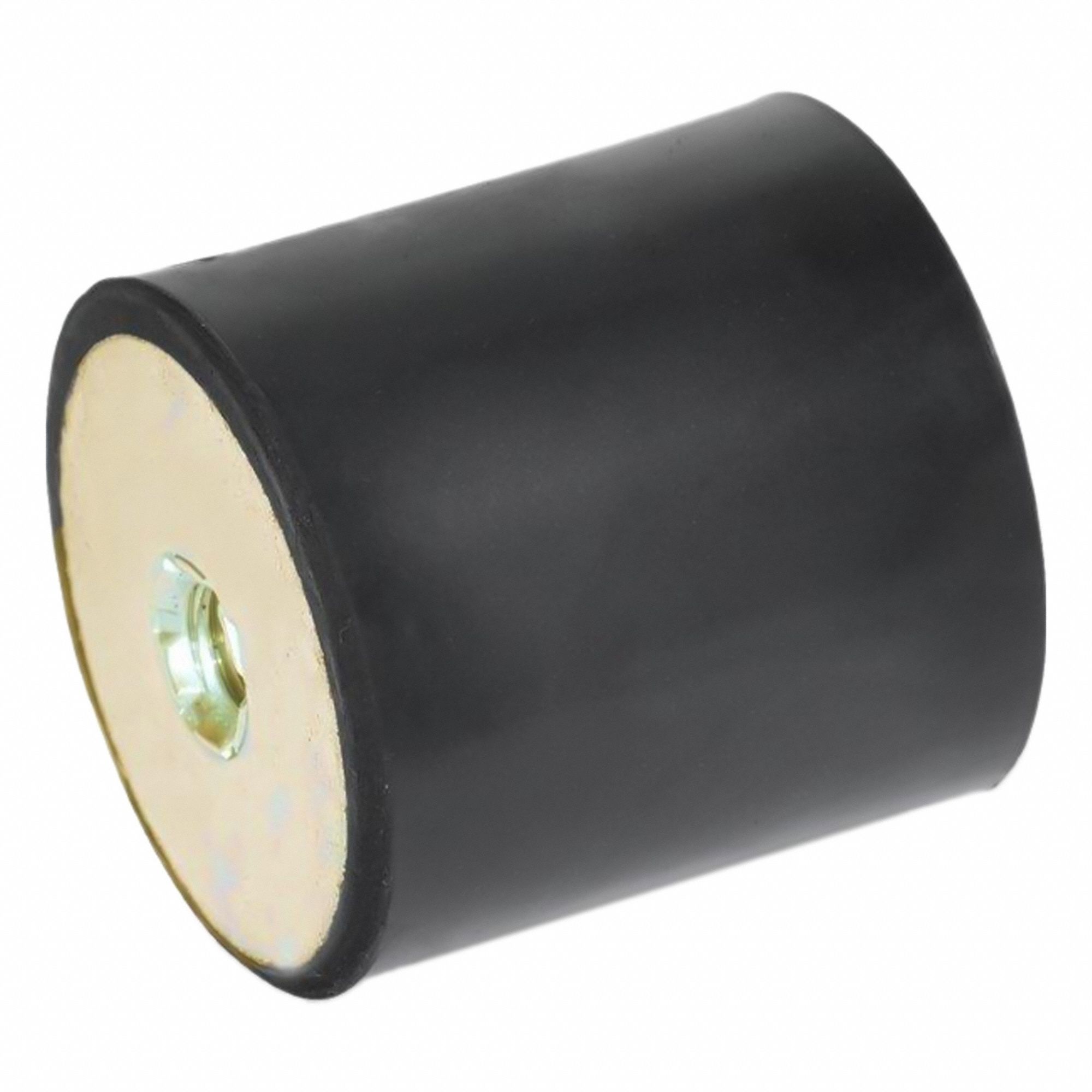 Vibration-Isolating Mount: Cylindrical, Natural Rubber, Female x Female Style