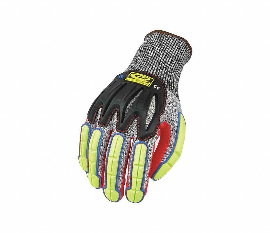 RINGERS Guantes Resistentes a Impactos Ringers® HPPE Gris/Rojo Talla 10 ...