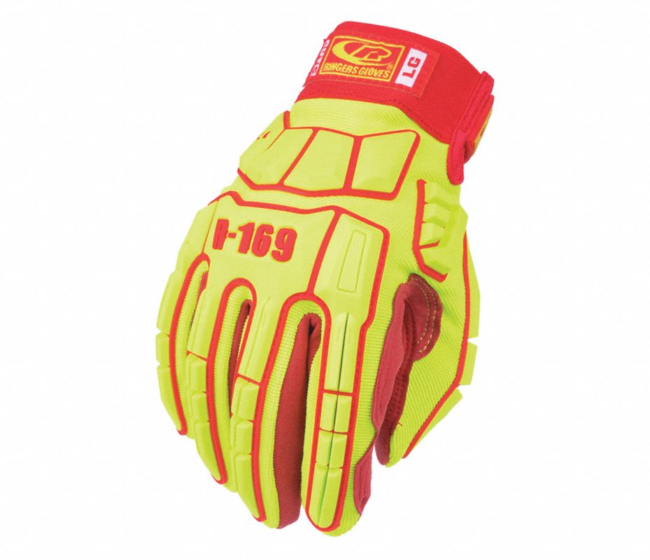 Guantes Industriales En Tela Poliéster Y Cuero Sintético • Antideslizante • "Worker" - - Productos De Seguridad Industrial - Colombia