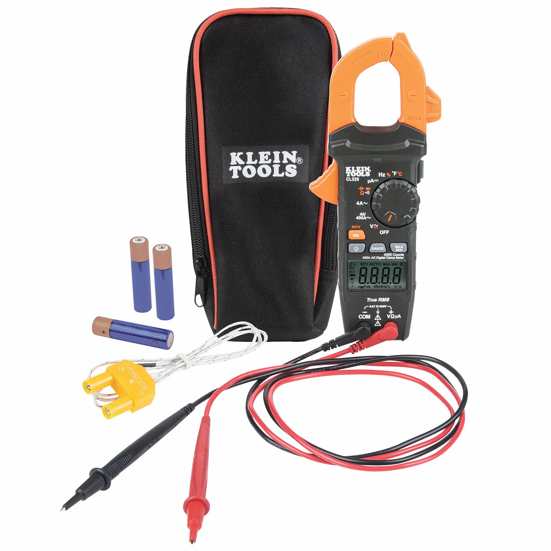 HVAC DIG CLAMP METER,400AMP,AC AUTORANGE