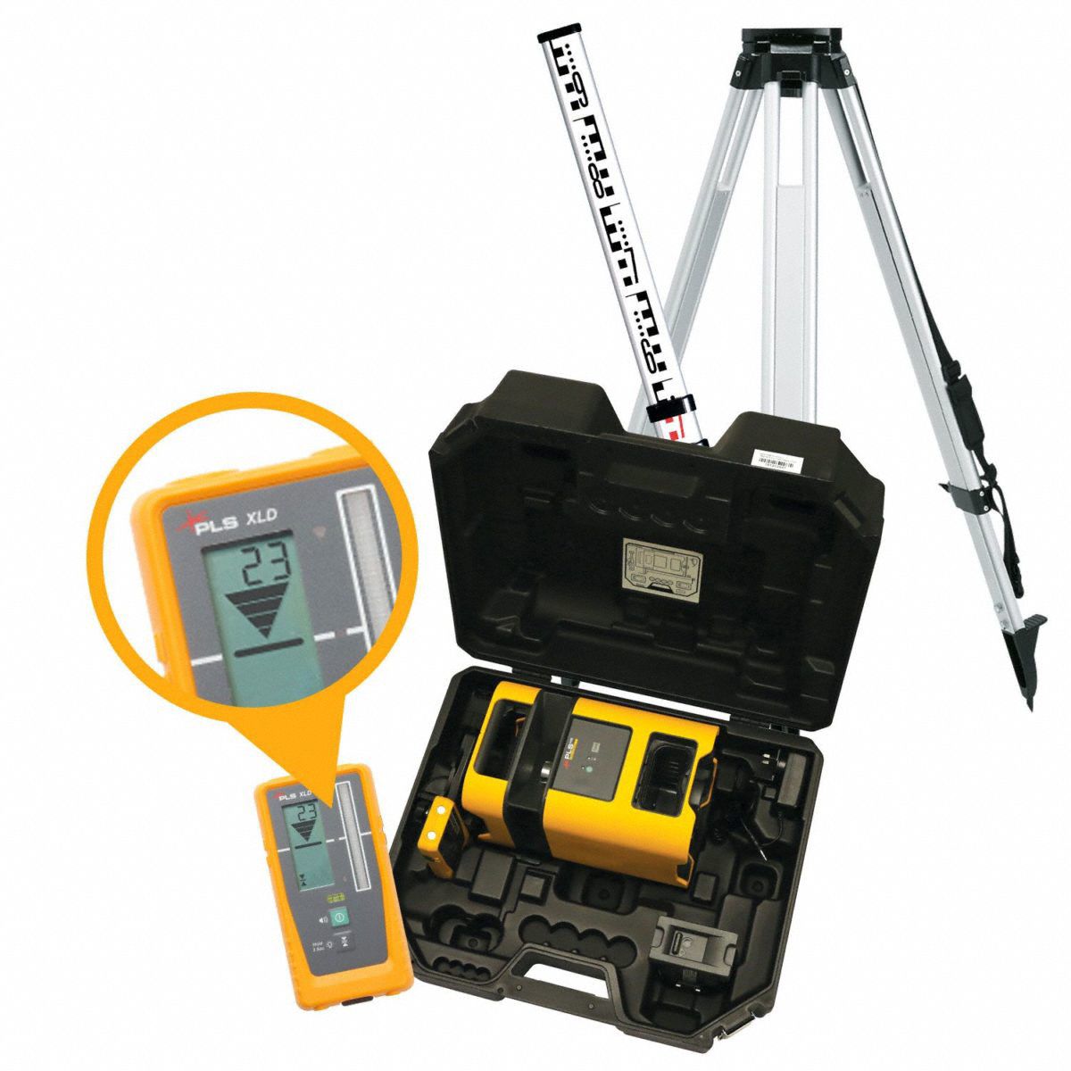 Kit de Nivel de Láser , Autonivelante Electrónico , Proyección Láser Horizontal , para uso en Interior y Exterior , Clase 2