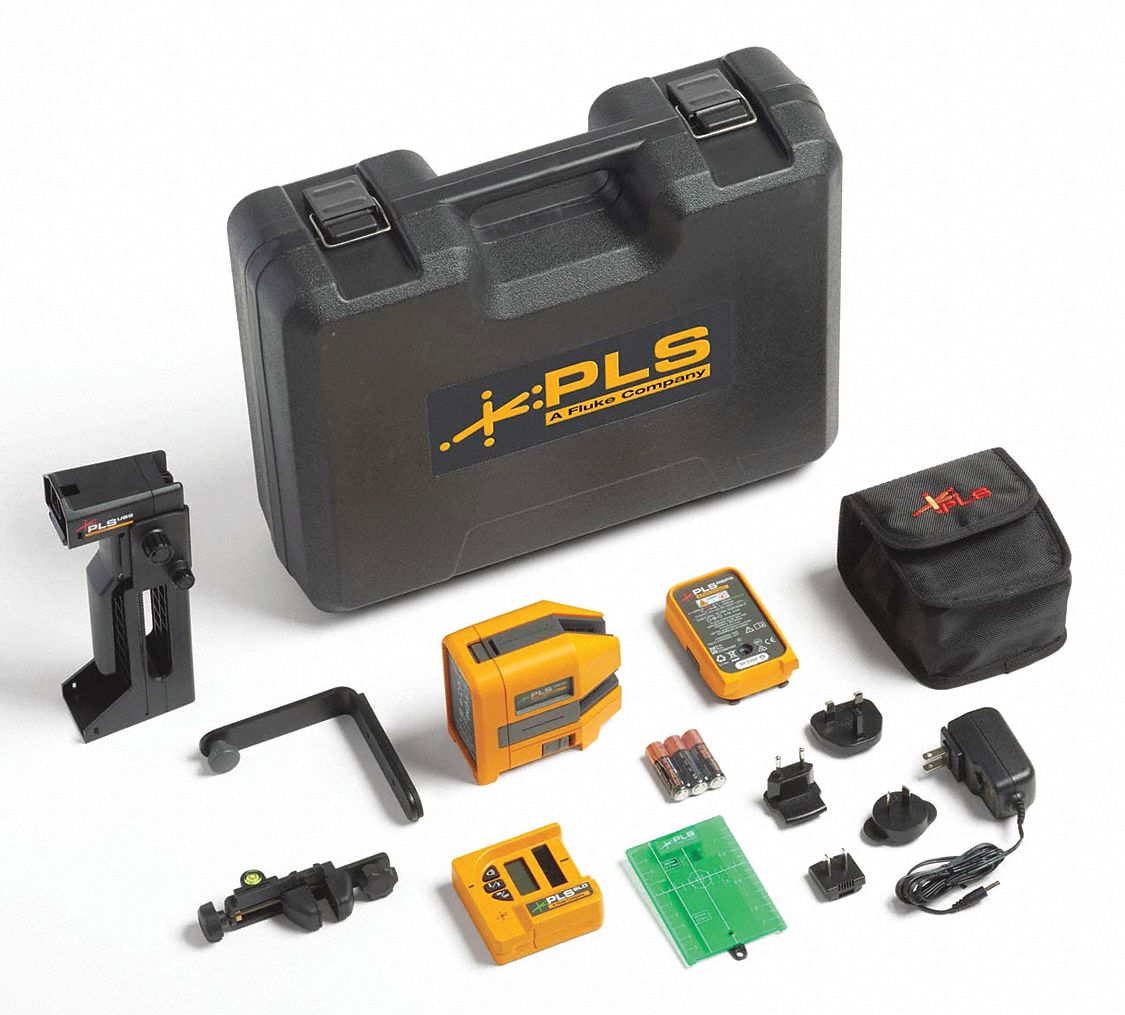 Kit de Nivel de Láser, Autonivelante con Péndulo, Proyección Láser Horizontal y Vertical, para uso en Interior y Exterior, Clase 2