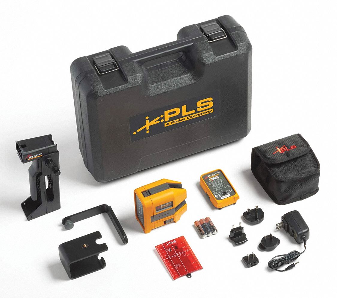 Kit de Nivel de Láser, Autonivelante con Péndulo, Proyección Láser Horizontal y Vertical, para uso en Interior y Exterior, Clase 2