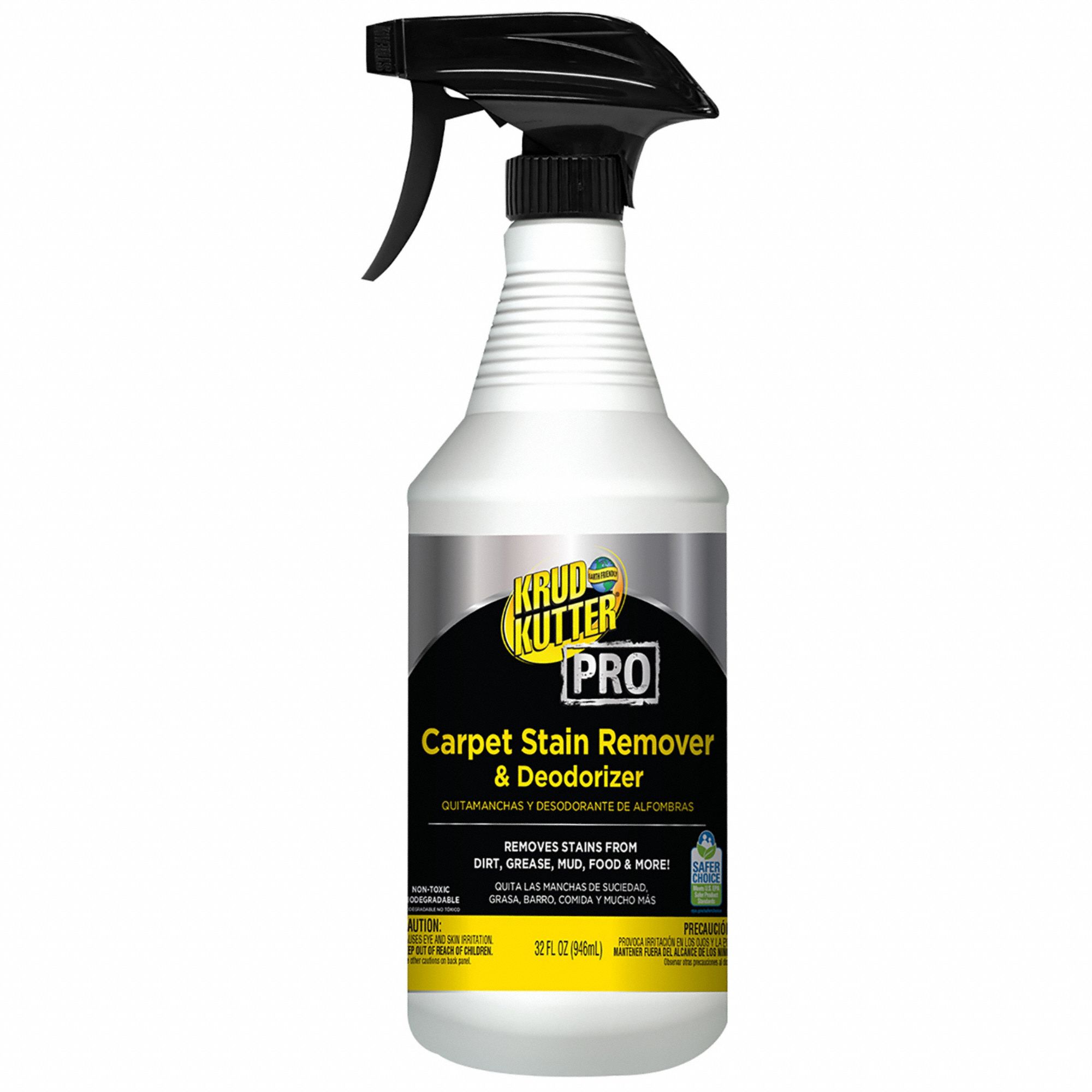KRUD KUTTER, Bottle, 32 oz, Carpet Stain Remover and Deodorizer