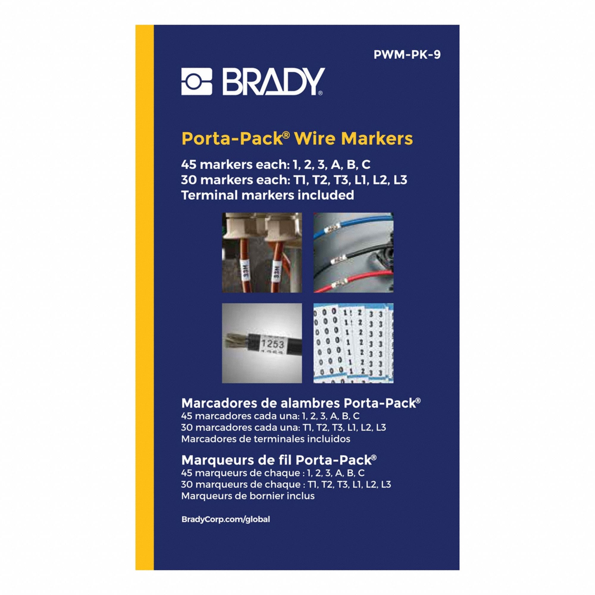 Porta PK Wire Marker Refill Combo 9